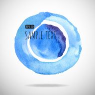 watercolor bubble isolated on white background N14