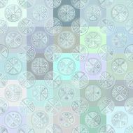 Seamless cross pattern in various color For banknote money design N8