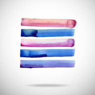 watercolor bubble isolated on white background N19