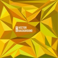 vector yellow abstract polygonal background