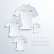 vector modern t-shirt background