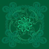 Abstract floral background in warm colours