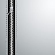 vector white background with a Zipper