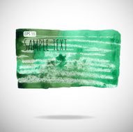 watercolor bubble isolated on white background N41