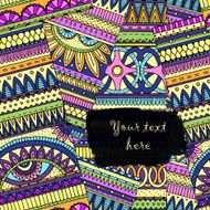 Background with ethnic geometric elements N2