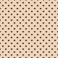 Romantic seamless pattern with hearts Vector illustration Background N4