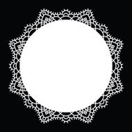 Crochet lace mandala