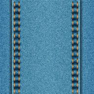 Denim texture with two parallel seams