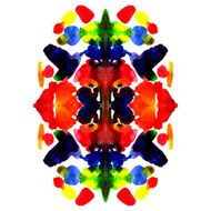 colorful symmetric watercolor painting N2