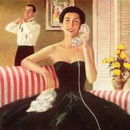 Woman Talking on the Telephone N2