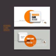 vector business card set with keyboard