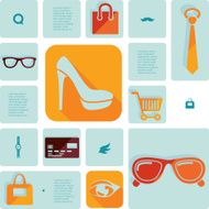 fashion flat infographic N90