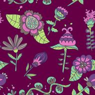 Seamless texture with flowers N67