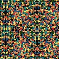 abstract colorful oval pattern background