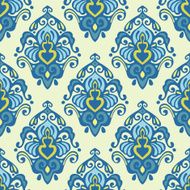 damask seamless vector floral N4