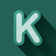 Volume icons alphabet K N4