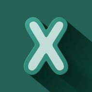 Volume icons alphabet X N6