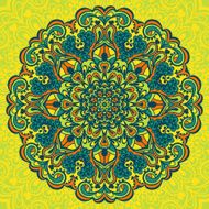 Flower Mandala Abstract element for design