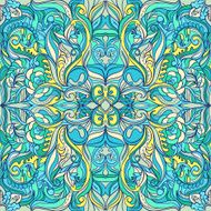 Summer Floral Vector Colorful Ornament
