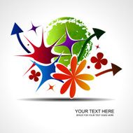 vector abstract funky background