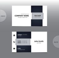 Vector abstract business card N13