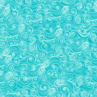 Seamless background with waves and curls N2