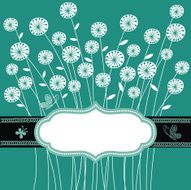 vector floral frame N8