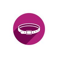 Belt vector icon isolated