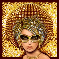 Golden disco
