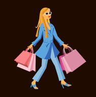 Shopping Woman N13