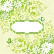 floral frame N36