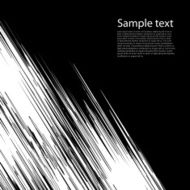 White lines on black background