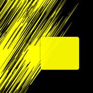 Yellow lines on black background