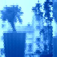 abstract rhombus style plant pattern background