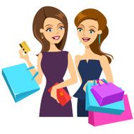 Girls on Shopping Spree