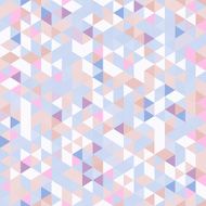 Light Seamless Pattern of Triangles N3