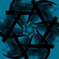 abstract blue transparency pattern background N3