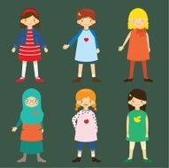 Girls Character Mascots