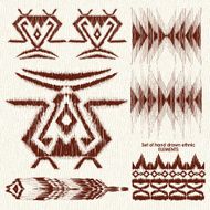 Set of orient pattern new elements 1