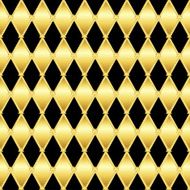 Gold glittering seamless pattern of triangles