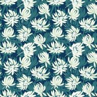 colorful hand drawn flowers seamless pattern N3