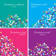 Party invitations set