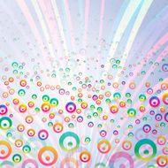 Abstract colorful bubbles background