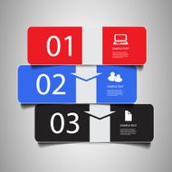 Header or Banner Designs Infographic Elements - Numbers N4
