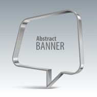 Shiny metal vector banner eps 10 N6