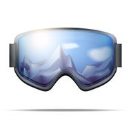 Classic snowboarding goggles with big glass N2