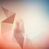 Abstract Blurry Hipster Background With triangles
