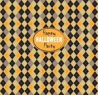 Seamless pattern Of Vintage Happy Halloween Tartan Texture Hall N2