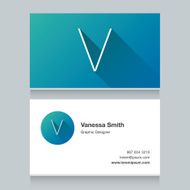 Logo alphabet letter &quot;V&quot;