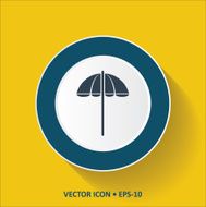 Vector parasol icon-Umbrella